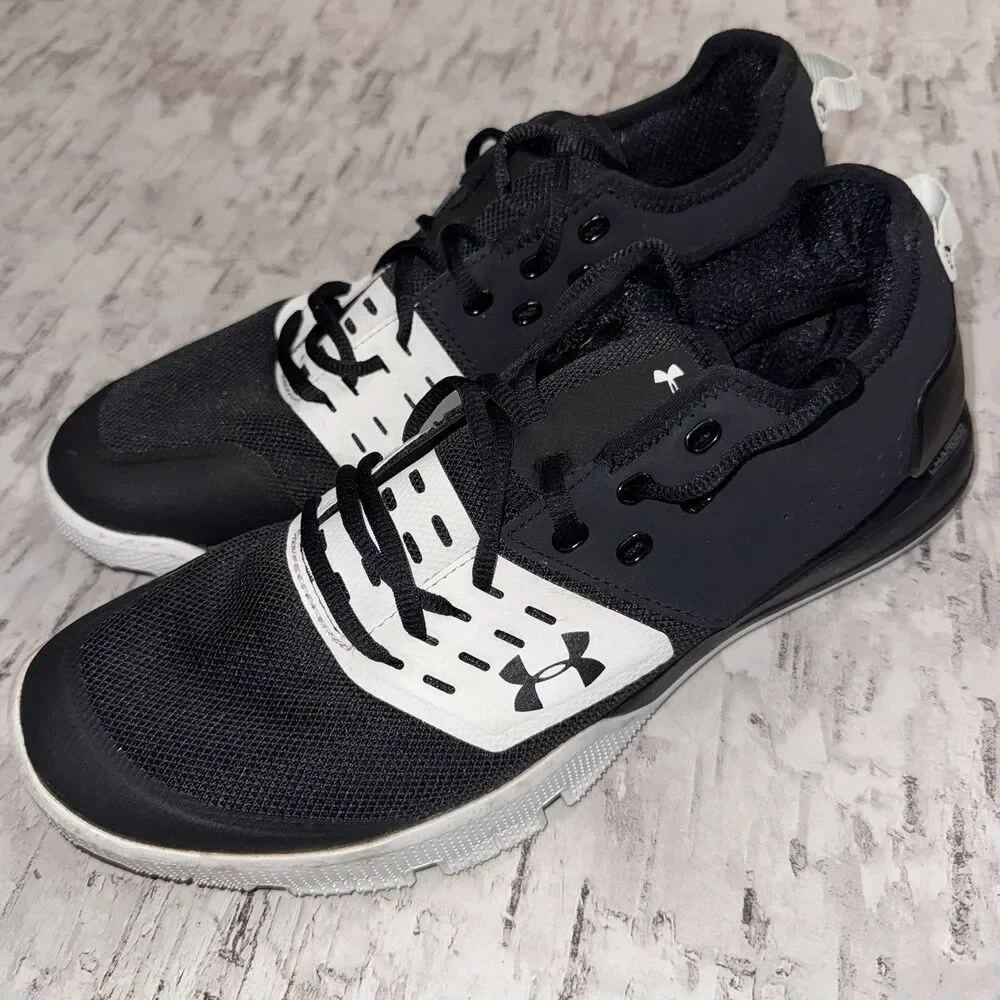 Under Armour Charged Ultimate 3.0 Art.3020548-001 Mens Shoes Black/White Size 9